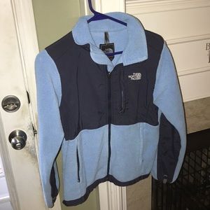 Blue and Navy North Face Jacket